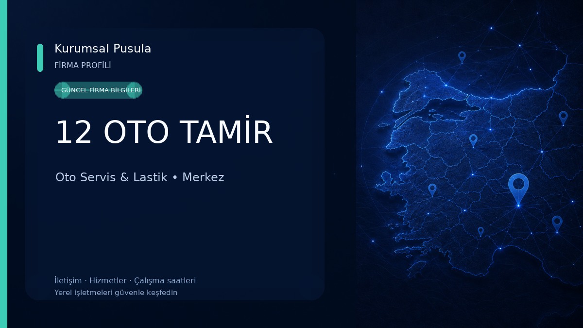 12 OTO TAMİR 