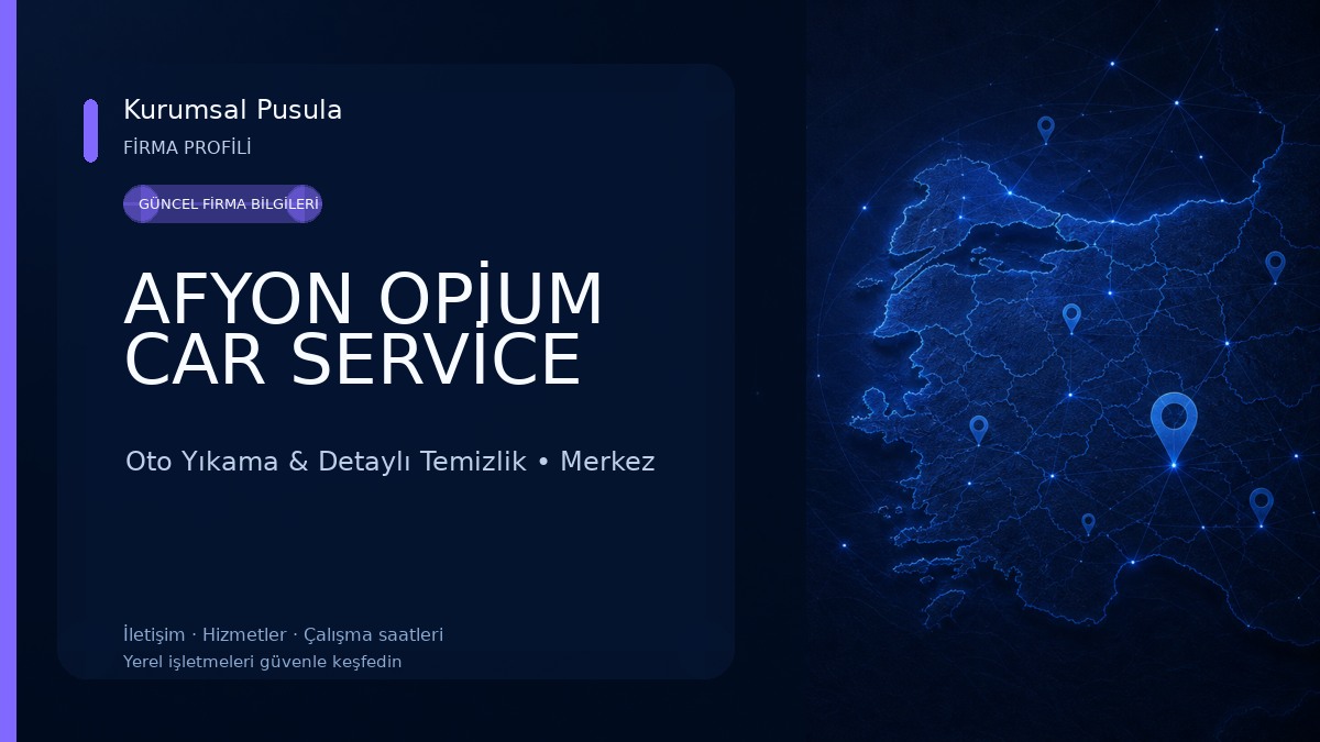 AFYON OPİUM CAR SERVİCE
