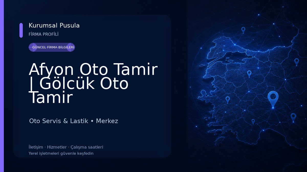 Afyon Oto Tamir | Gölcük Oto Tamir 