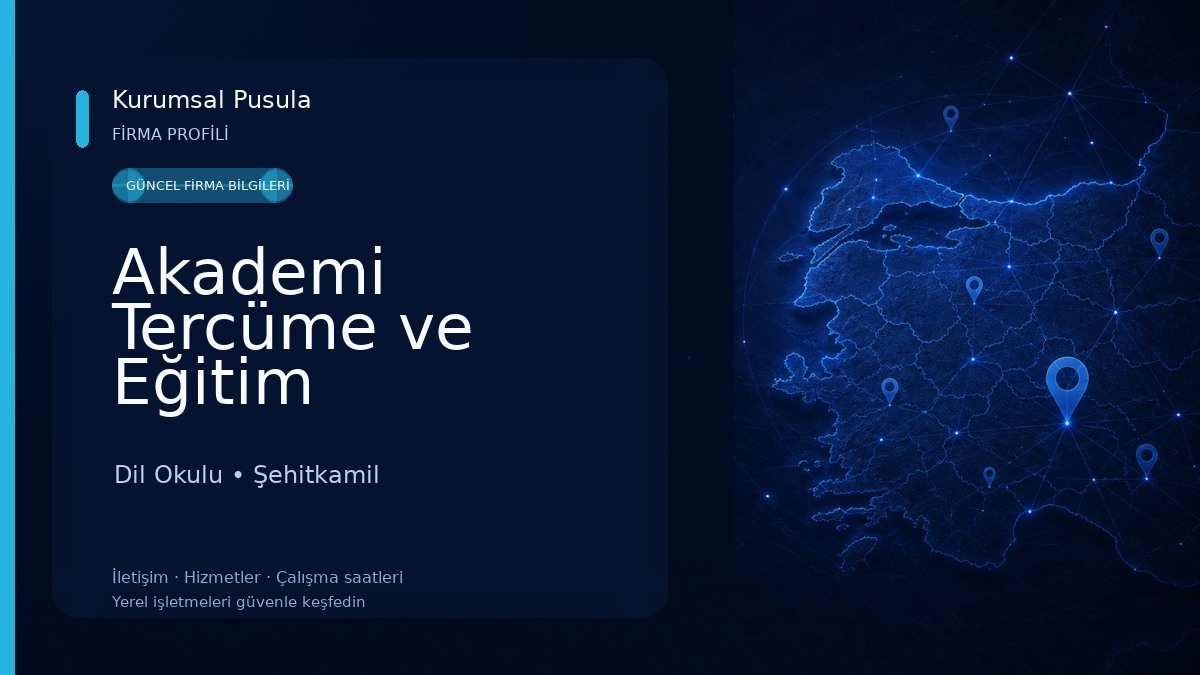 Akademi Tercüme ve Eğitim Danışmanlığı Ofisi 