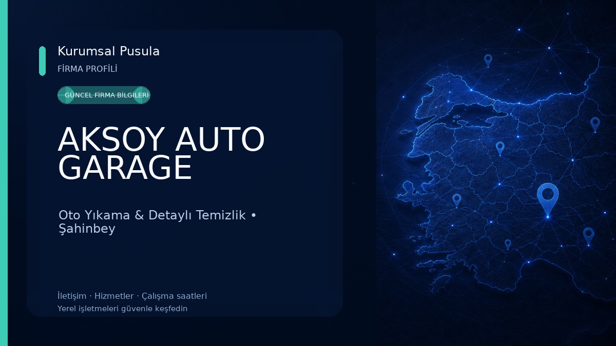 AKSOY AUTO GARAGE Oto Yıkama & Detaylı Temizlik