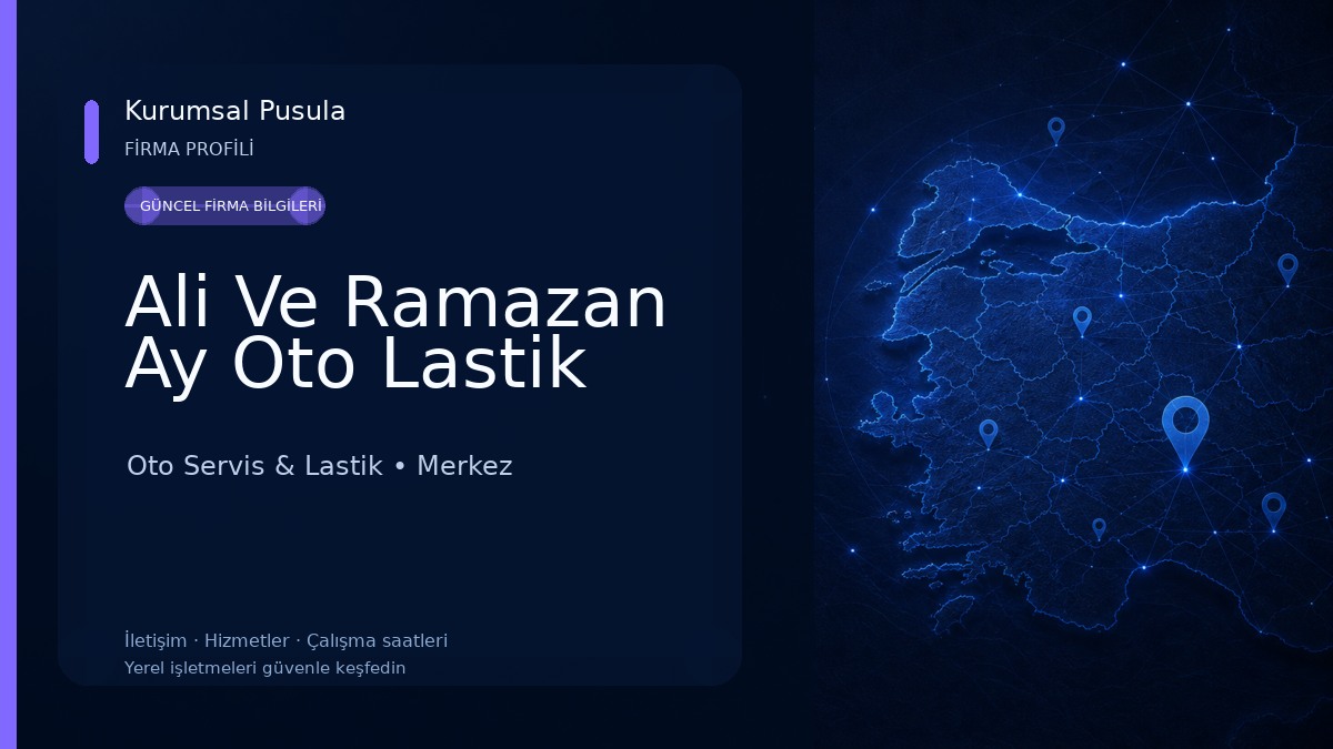 Ali Ve Ramazan Ay Oto Lastik Oto Servis & Lastik