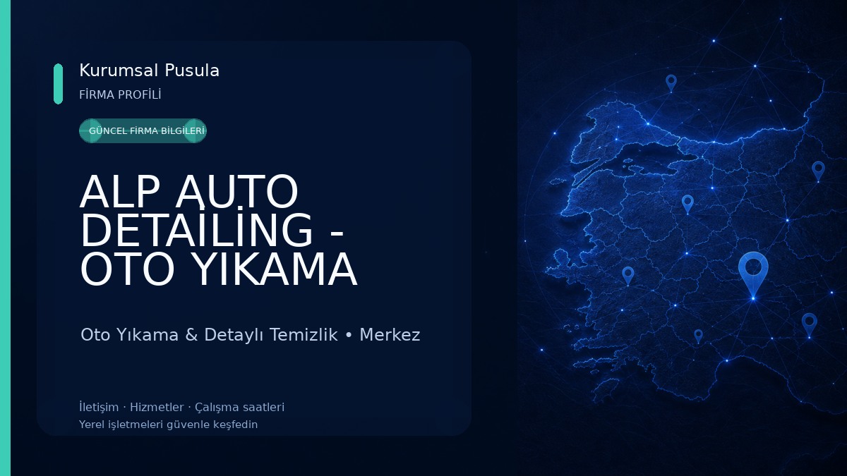 ALP AUTO DETAİLİNG - OTO YIKAMA OTO AKSESUAR Oto Yıkama & Detaylı Temizlik