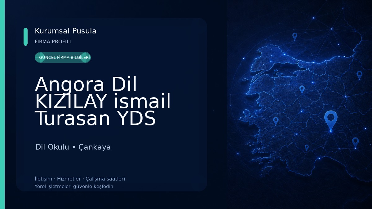 Angora Dil KIZILAY ismail Turasan YDS Dil Okulu