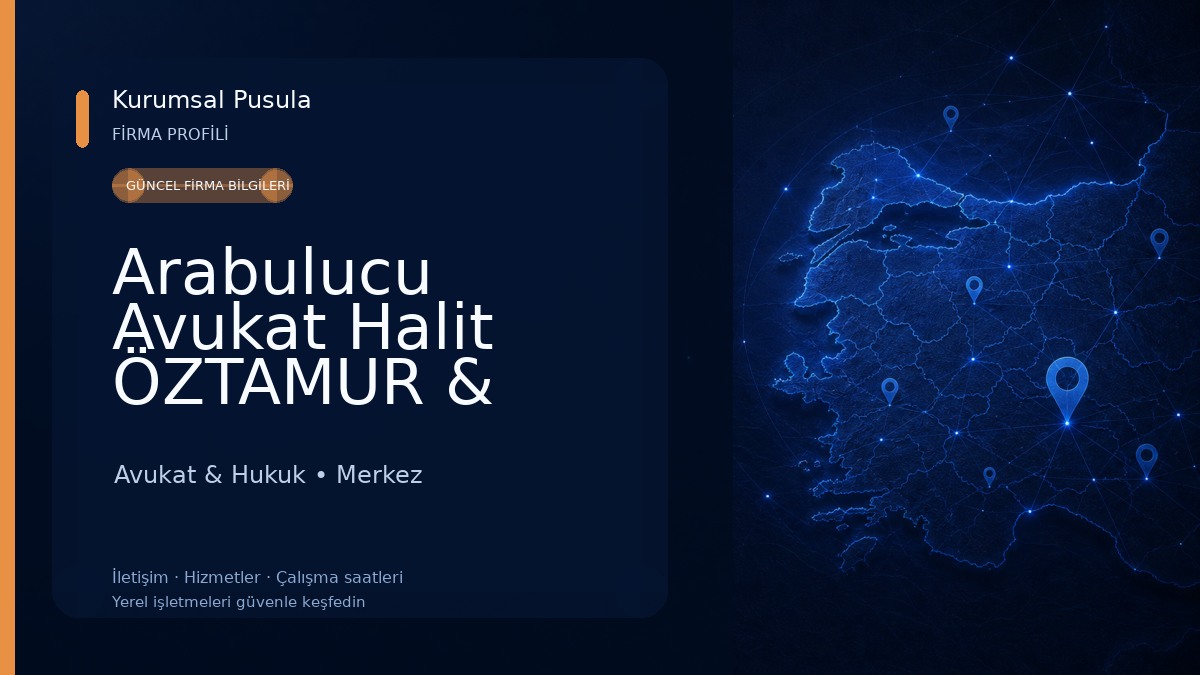 Arabulucu Avukat Halit ÖZTAMUR & Avukat Yeşim KAPUCU ÖZTAMUR 