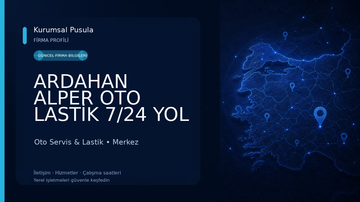 ARDAHAN ALPER OTO LASTİK 7/24 YOL YARDIM Oto Servis & Lastik