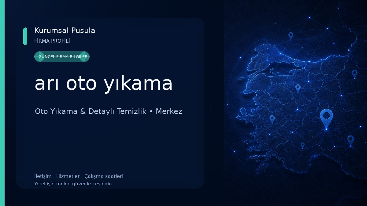 arı oto yıkama Oto Yıkama & Detaylı Temizlik