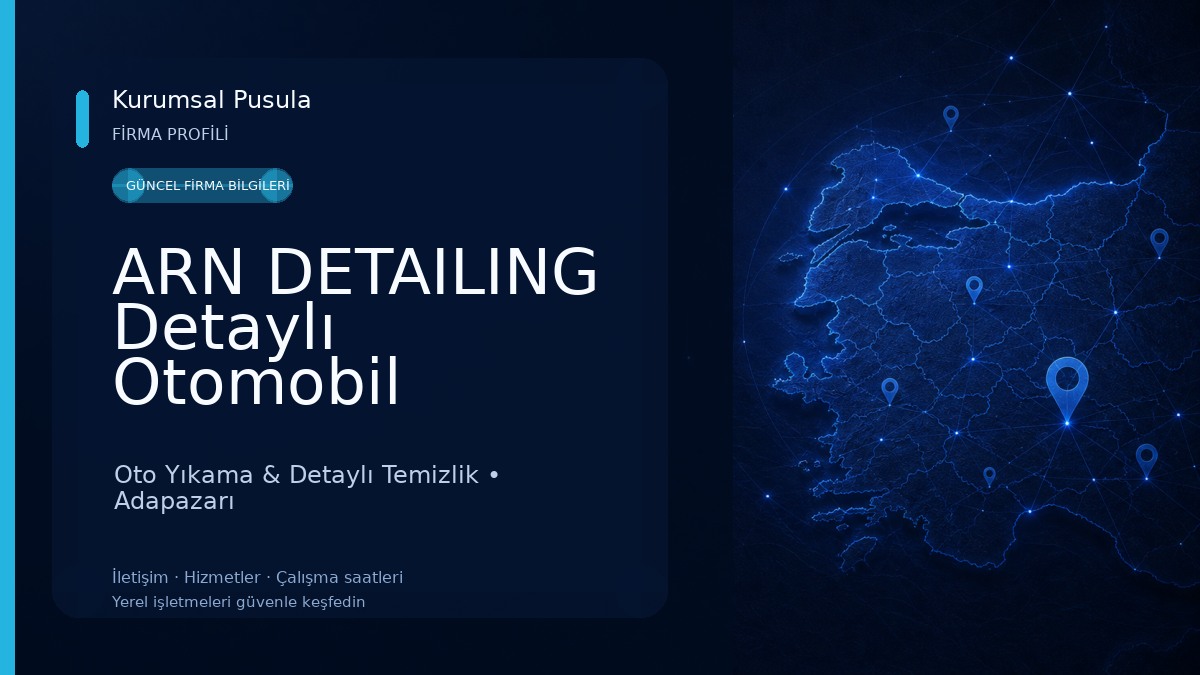 ARN DETAILING Detaylı Otomobil Temizlik, Restore & Koruma Uygulamaları Oto Yıkama & Detaylı Temizlik