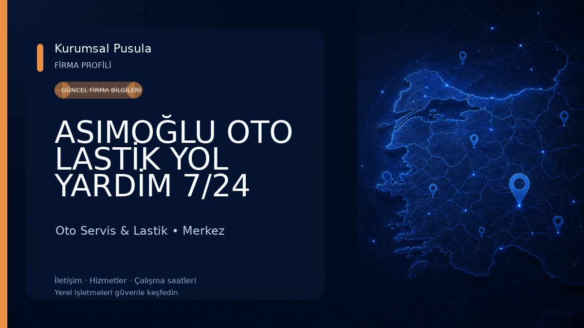 ASIMOĞLU OTO LASTİK YOL YARDİM 7/24 HİZMET Oto Servis & Lastik