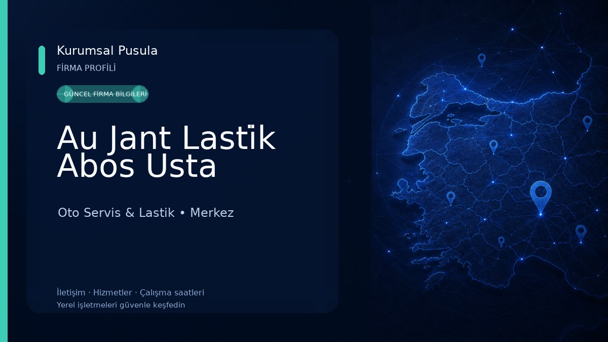 Au Jant Lasti̇k Abos Usta