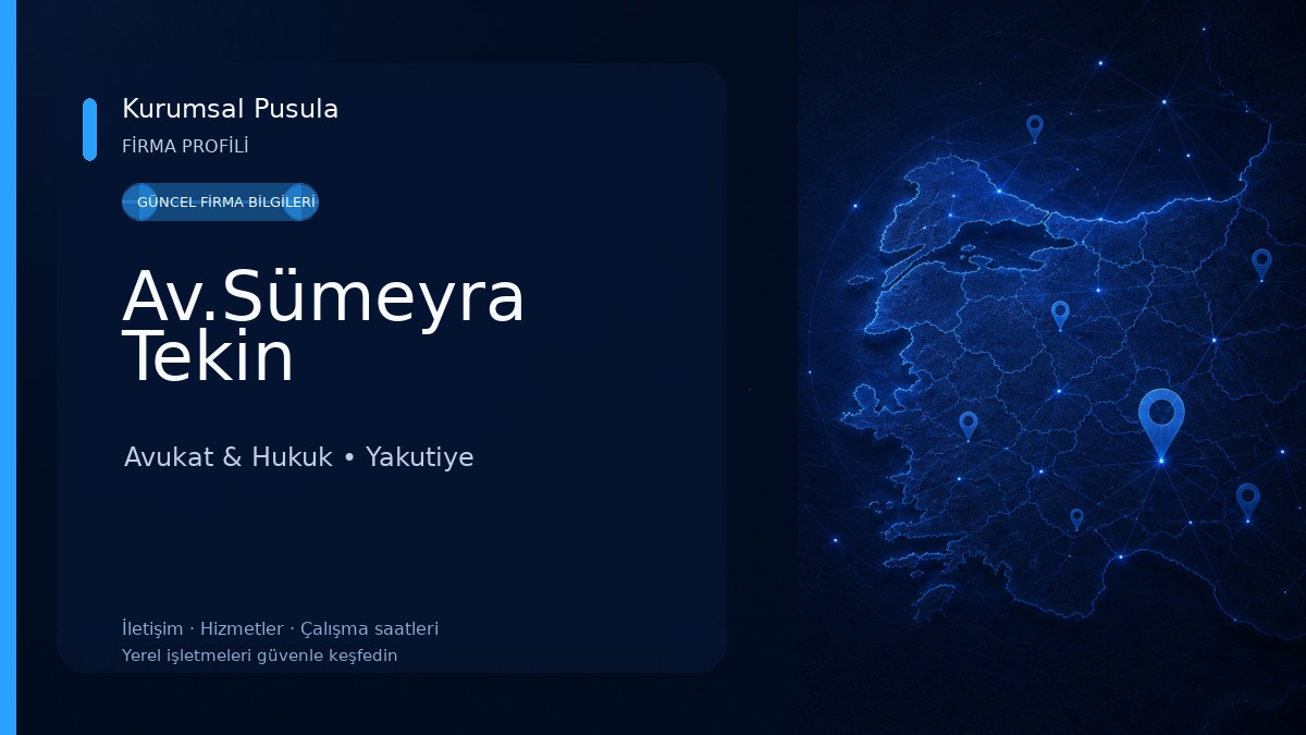 Av.Sümeyra Tekin Avukat & Hukuk