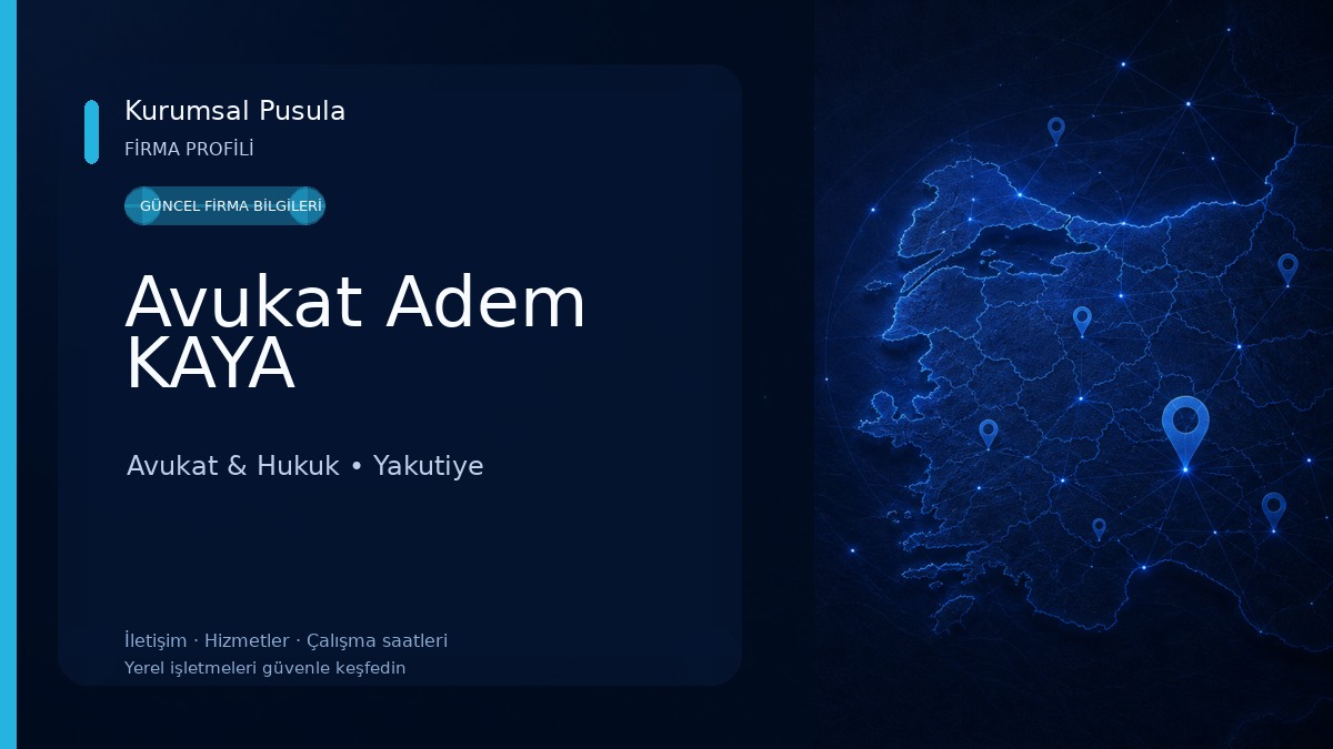 Avukat Adem KAYA Avukat & Hukuk