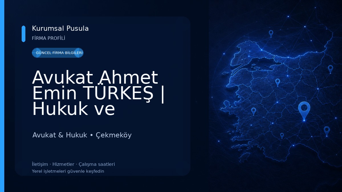 Avukat Ahmet Emin TÜRKEŞ | Hukuk ve Danışmanlık Hizmetleri | Ağır Ceza Davaları | Boşanma Davaları | Gayrimenkul Davaları Avukat & Hukuk