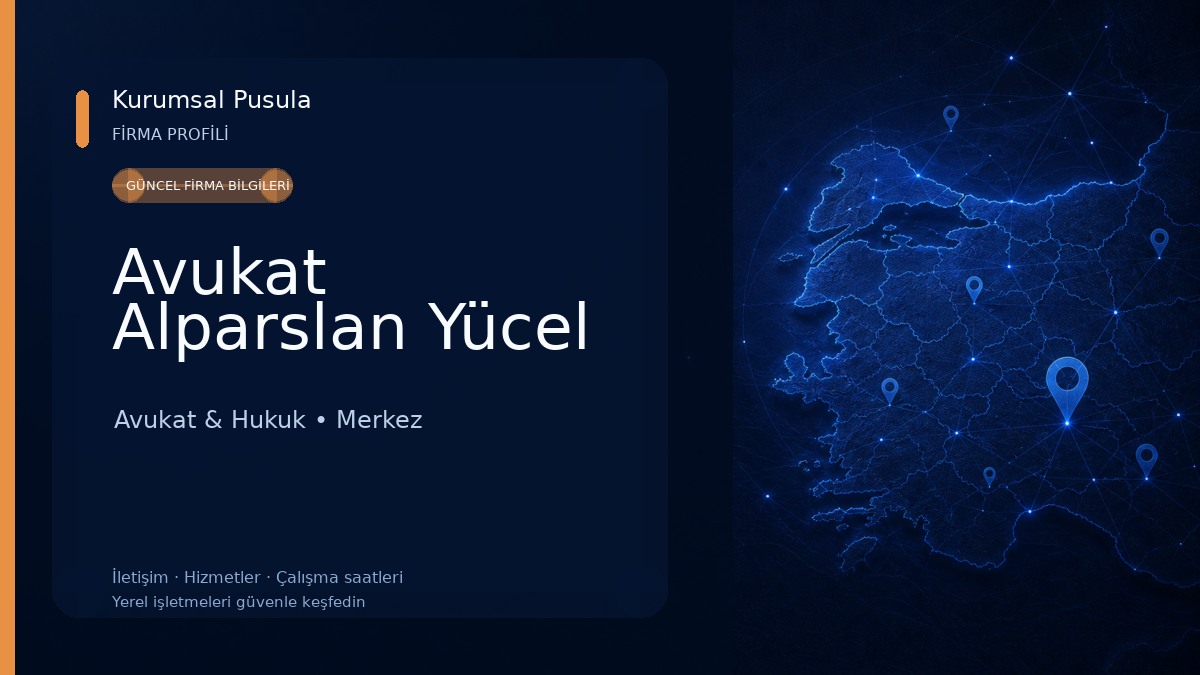 Avukat Alparslan Yücel