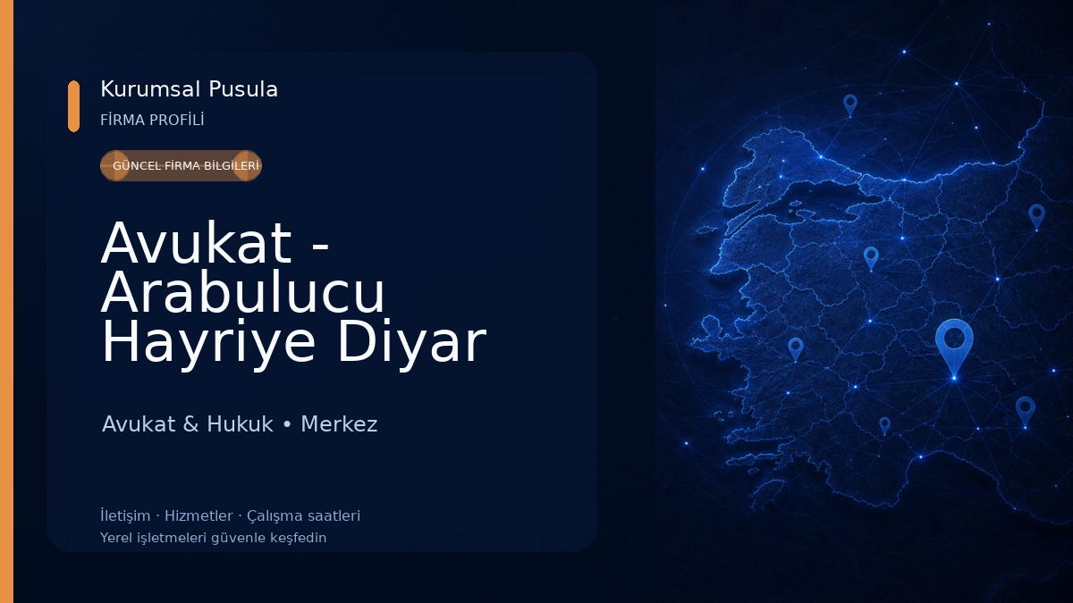 Avukat - Arabulucu Hayriye Diyar Avukat & Hukuk