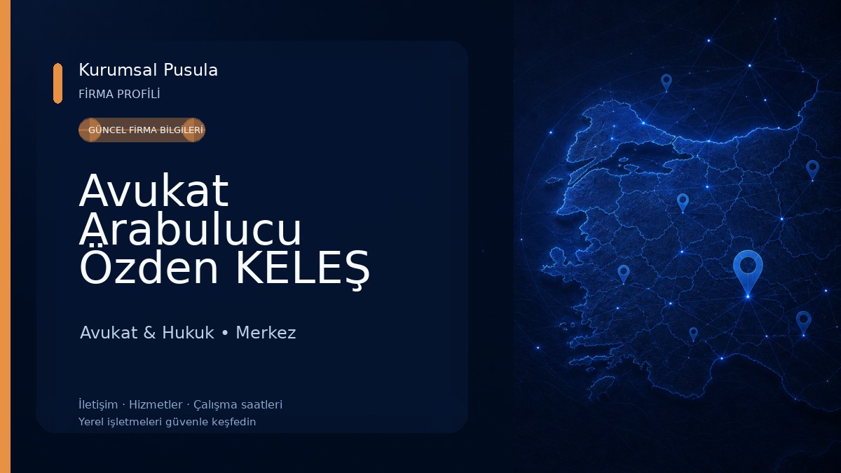 Avukat Arabulucu Özden KELEŞ Avukat & Hukuk