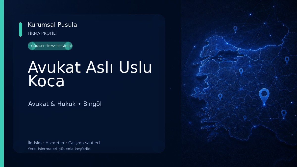 Avukat Aslı Uslu Koca