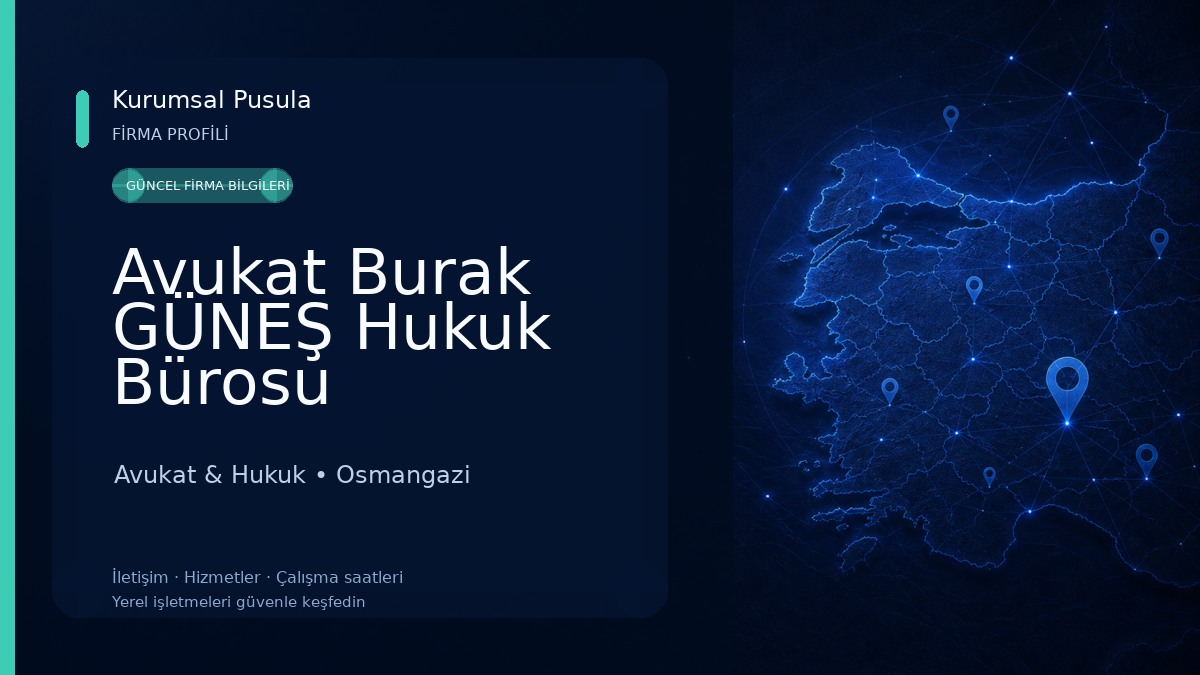 Avukat Burak GÜNEŞ Hukuk Bürosu