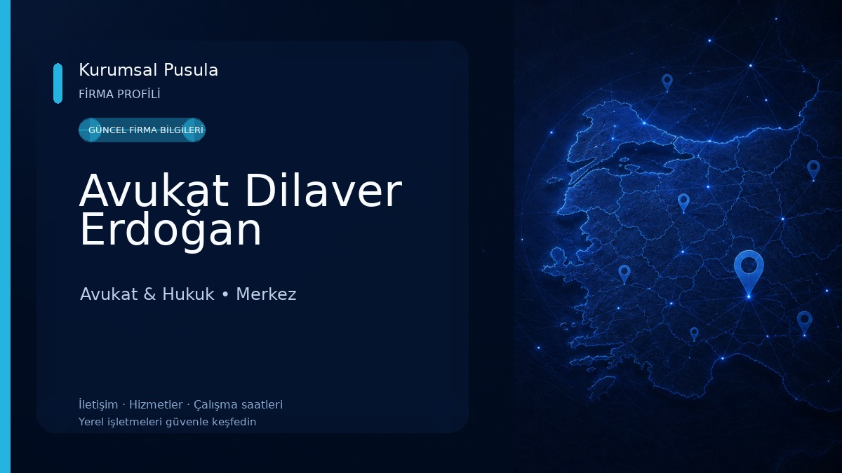 Avukat Dilaver Erdoğan