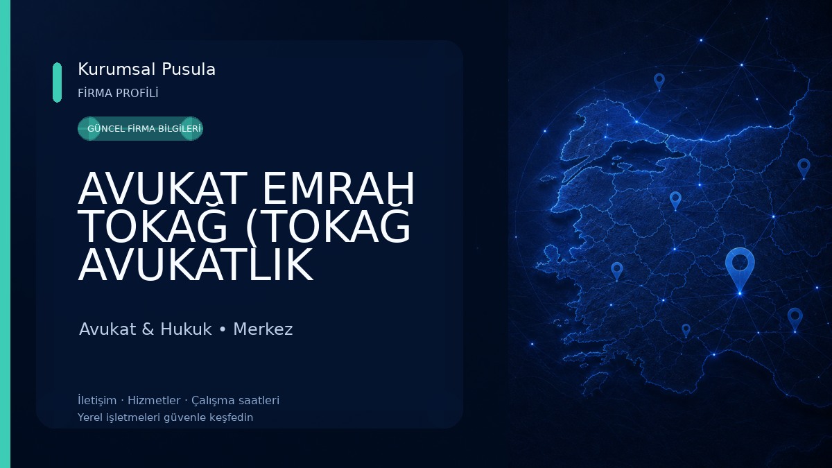 AVUKAT EMRAH TOKAĞ (TOKAĞ AVUKATLIK BÜROSU@LAW )