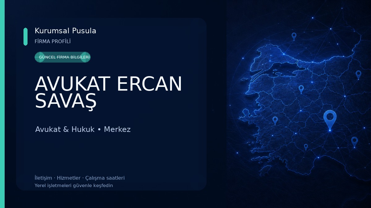 AVUKAT ERCAN SAVAŞ Avukat & Hukuk