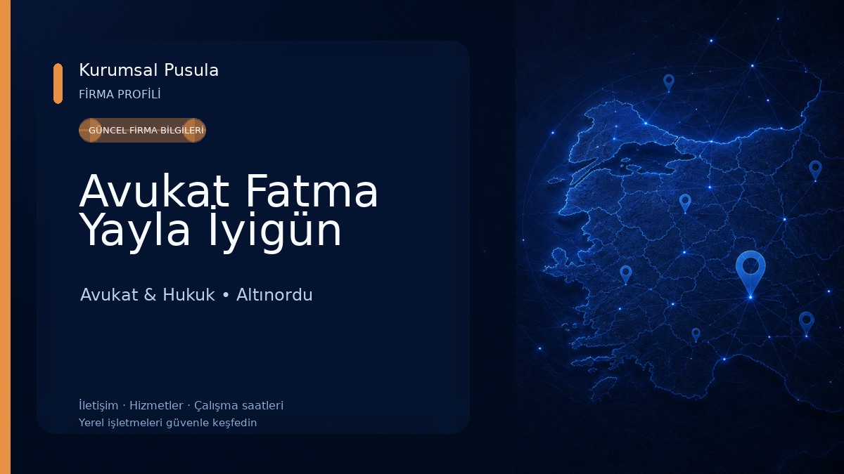 Avukat Fatma Yayla İyigün