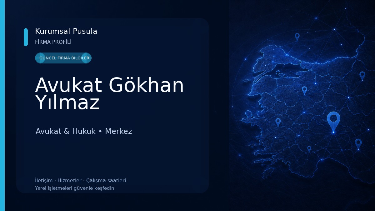 Avukat Gökhan Yılmaz