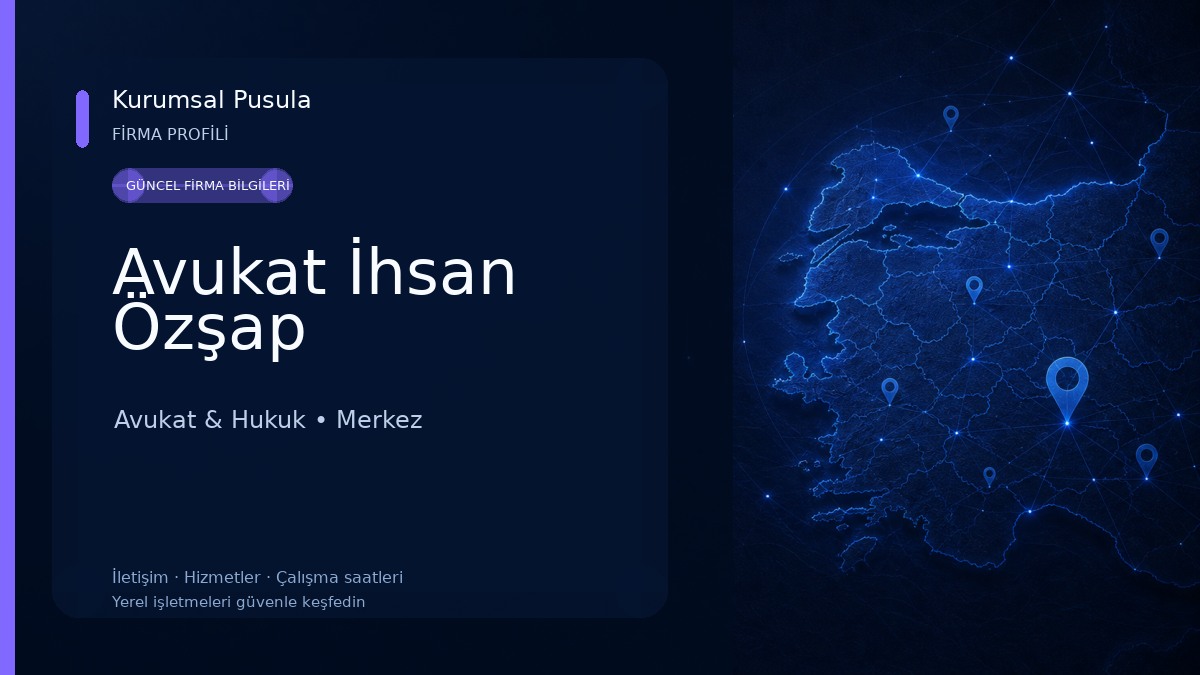 Avukat İhsan Özşap Avukat & Hukuk