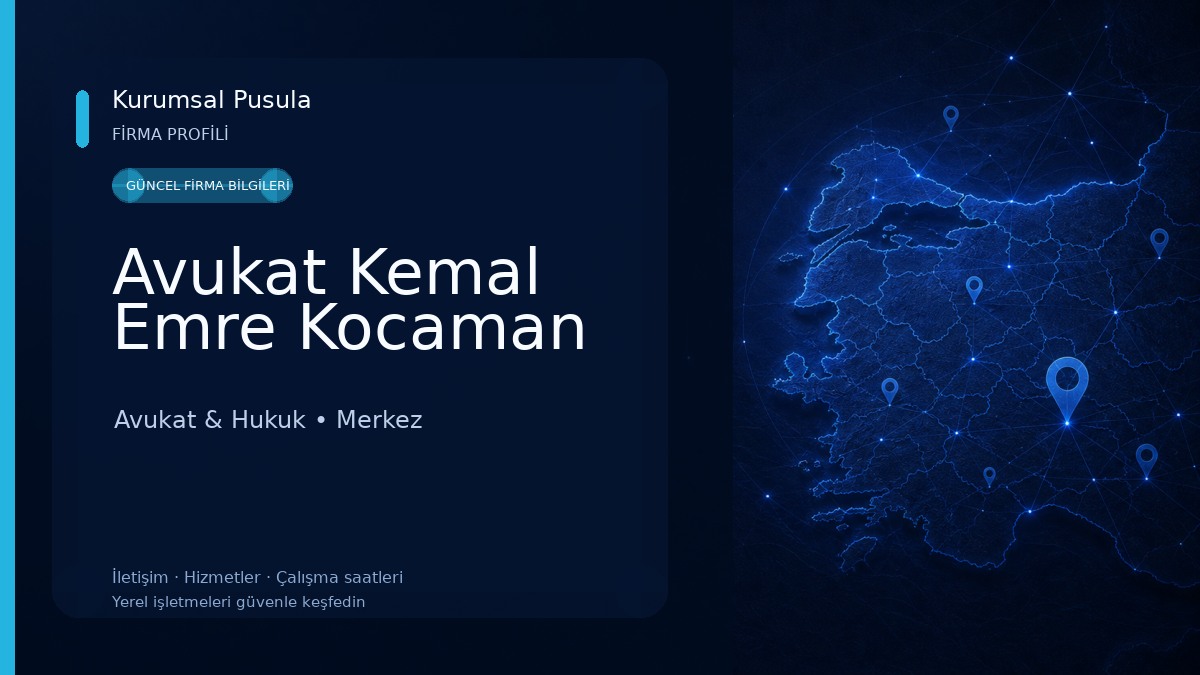 Avukat Kemal Emre Kocaman Avukat & Hukuk