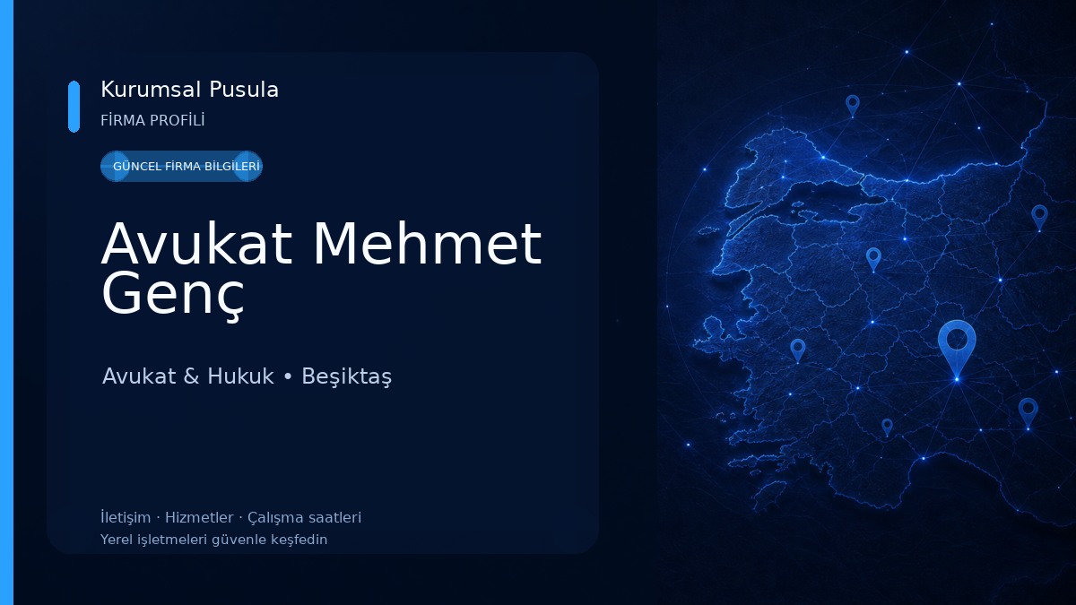 Avukat Mehmet Genç