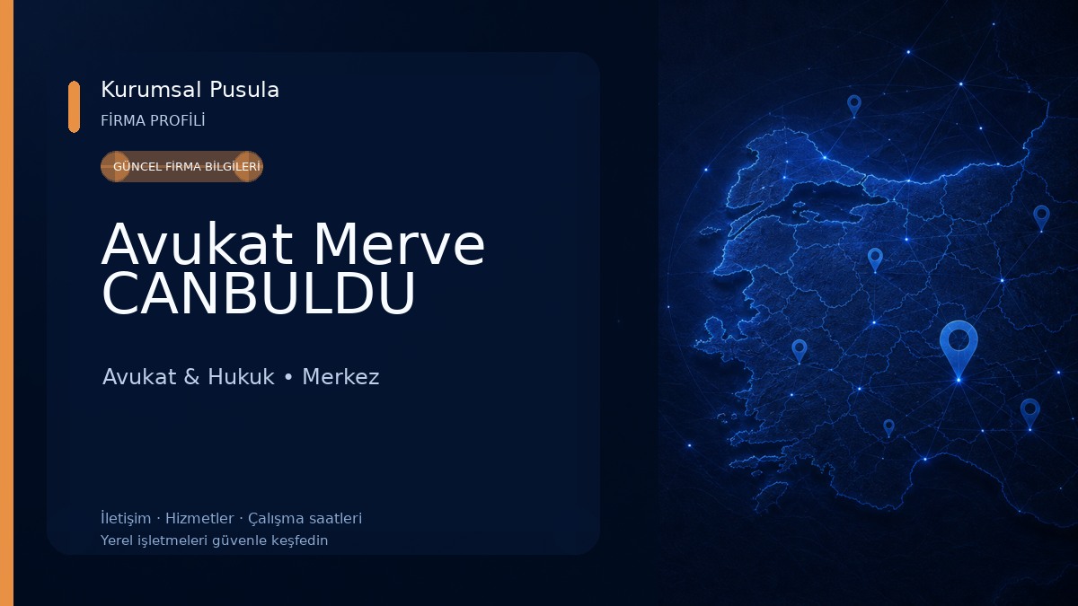 Avukat Merve CANBULDU