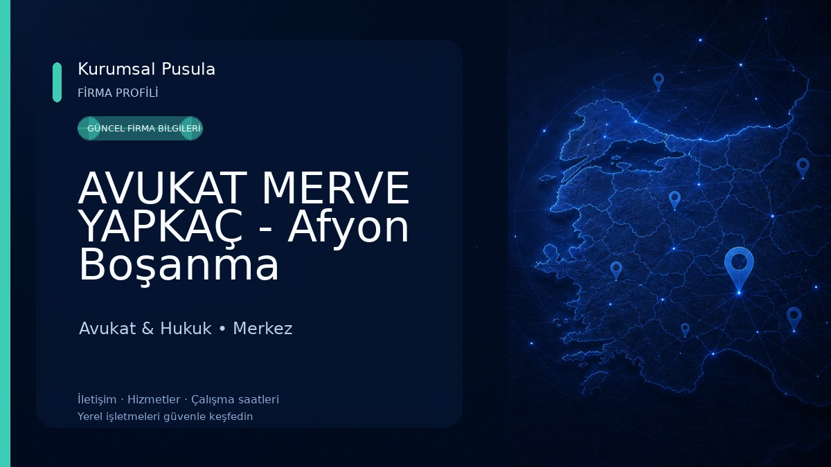 AVUKAT MERVE YAPKAÇ - Afyon Boşanma Avukatı- Afyon Ceza Avukatı- Afyon İcra Avukatı- Afyon Miras Avukatı- Afyon İş Avukatı Avukat & Hukuk