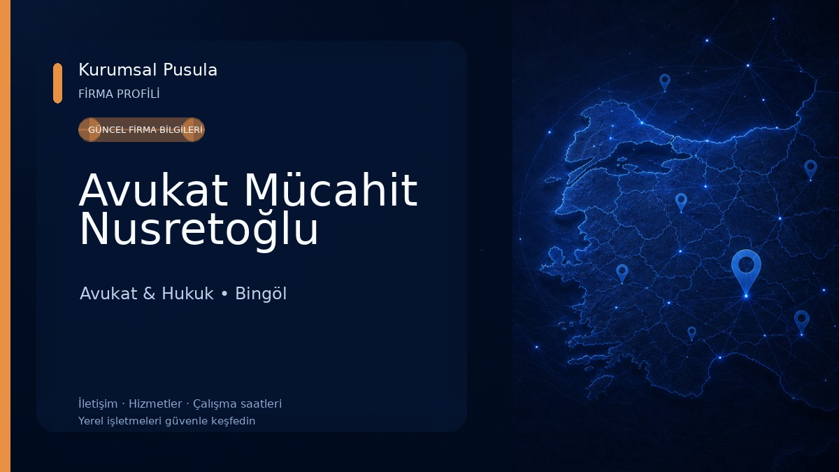 Avukat Mücahit Nusretoğlu