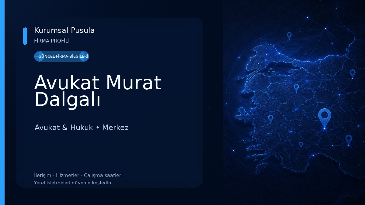Avukat Murat Dalgalı Avukat & Hukuk