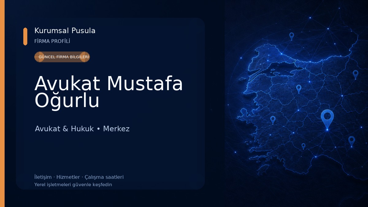 Avukat Mustafa Oğurlu