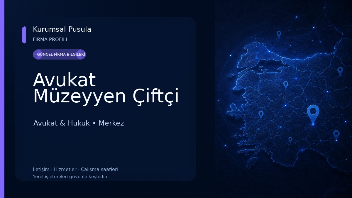 Avukat Müzeyyen Çiftçi Avukat & Hukuk