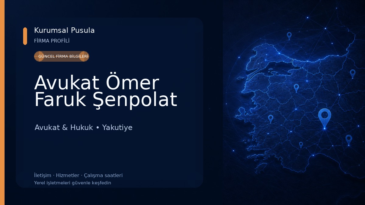 Avukat Ömer Faruk Şenpolat Avukat & Hukuk