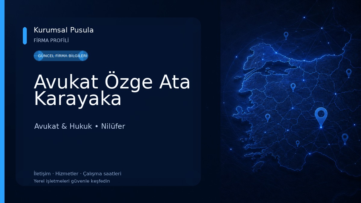 Avukat Özge Ata Karayaka Avukat & Hukuk