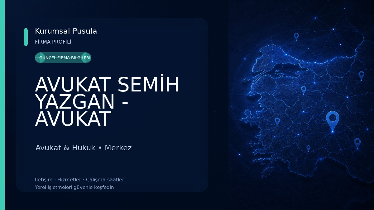 AVUKAT SEMİH YAZGAN - AVUKAT MUHAMMET ÇELİK - ÇANAKKALE
