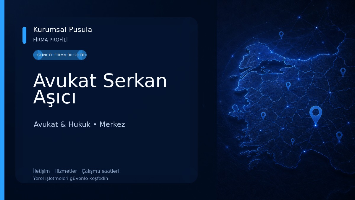 Avukat Serkan Aşıcı 