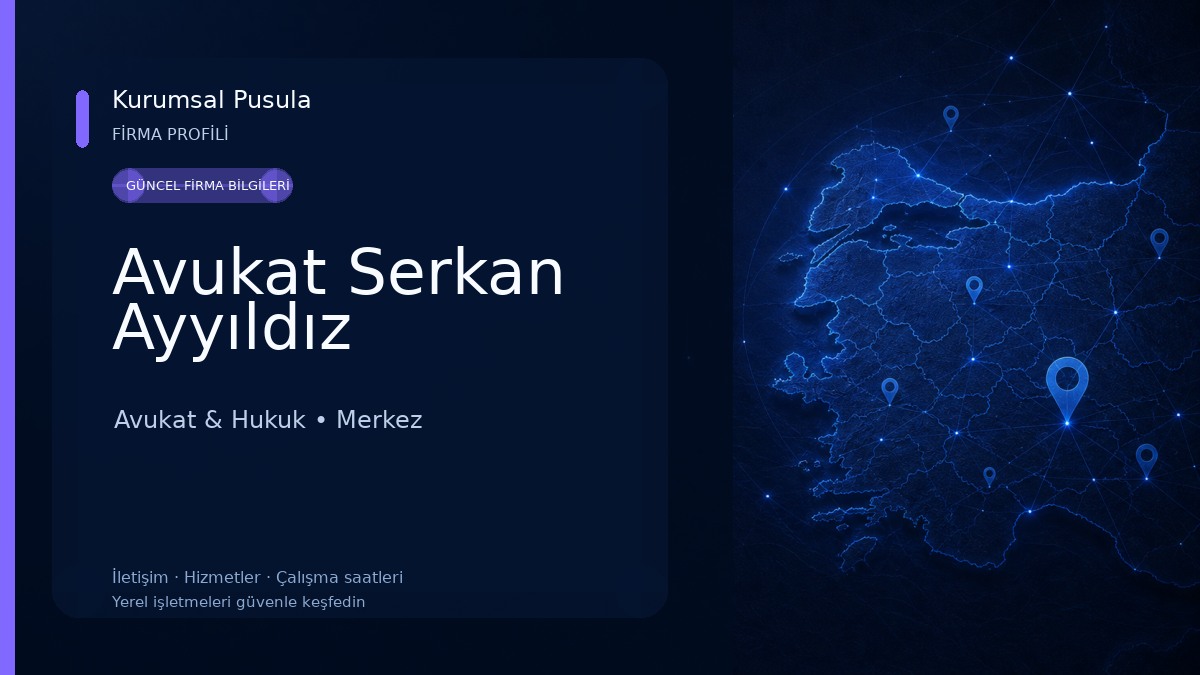 Avukat Serkan Ayyıldız Avukat & Hukuk
