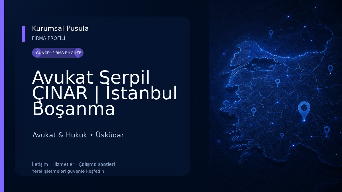 Avukat Serpil ÇINAR | İstanbul Boşanma Avukatı Avukat & Hukuk
