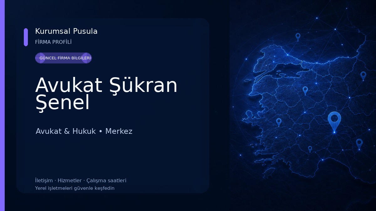 Avukat Şükran Şenel