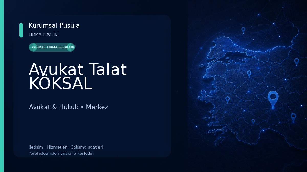 Avukat Talat KÖKSAL Avukat & Hukuk