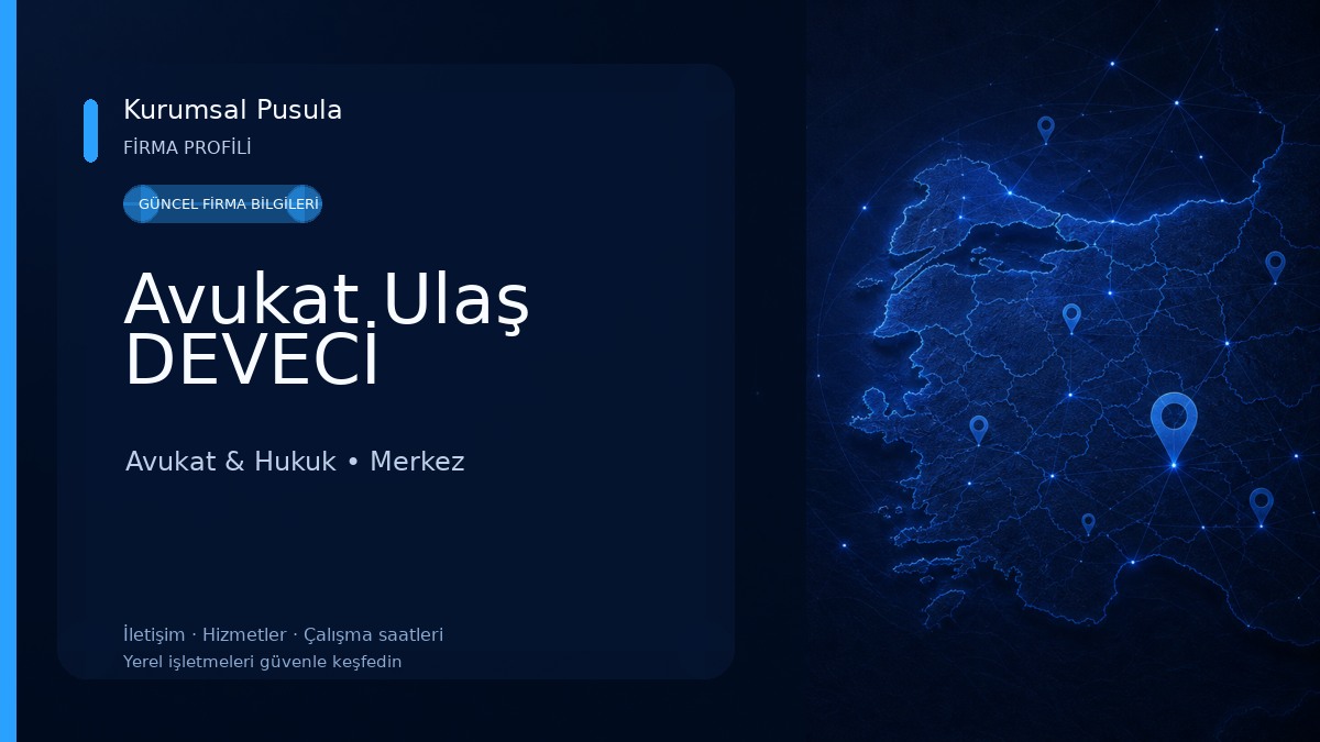 Avukat Ulaş DEVECİ