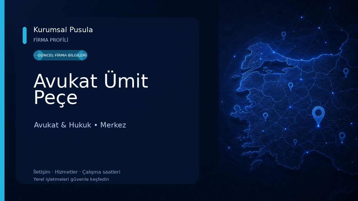 Avukat Ümit Peçe