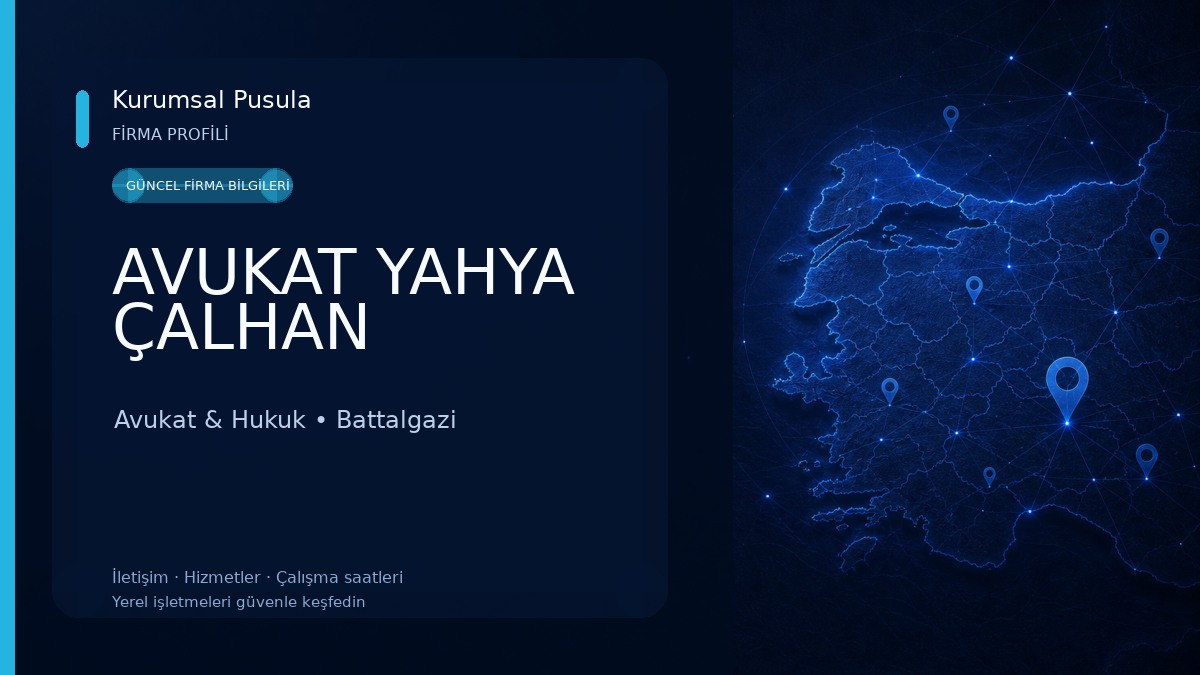 AVUKAT YAHYA ÇALHAN Avukat & Hukuk
