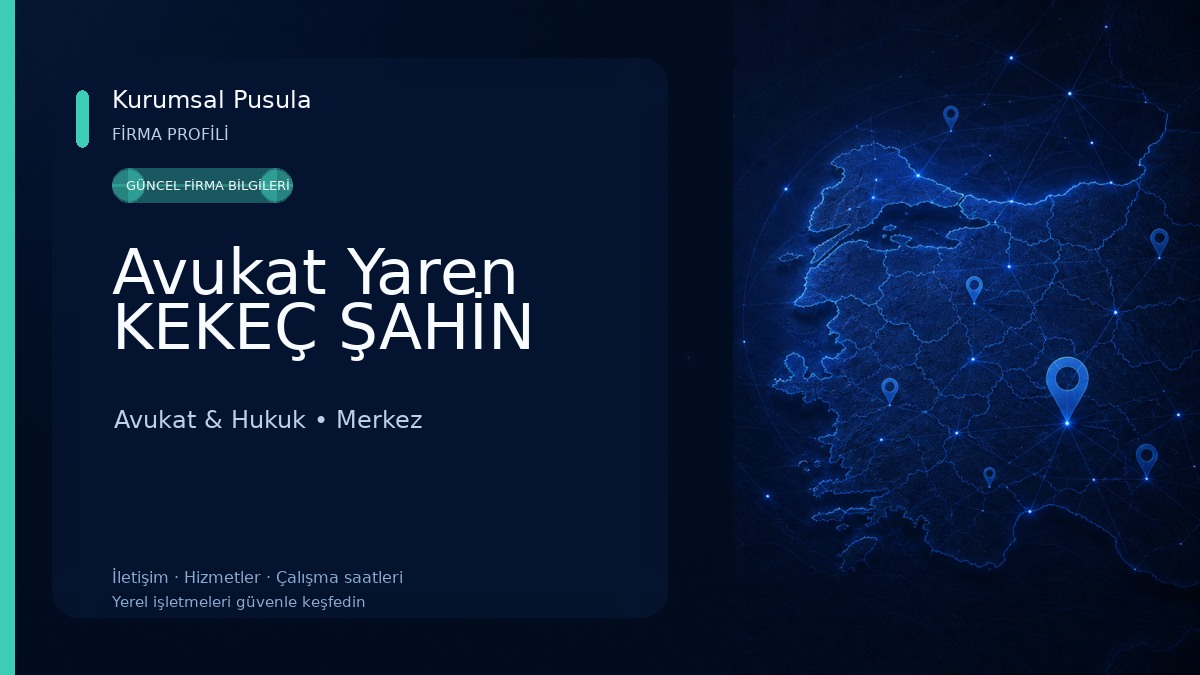 Avukat Yaren KEKEÇ ŞAHİN