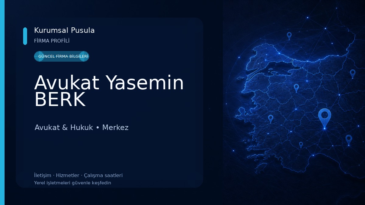 Avukat Yasemin BERK Avukat & Hukuk