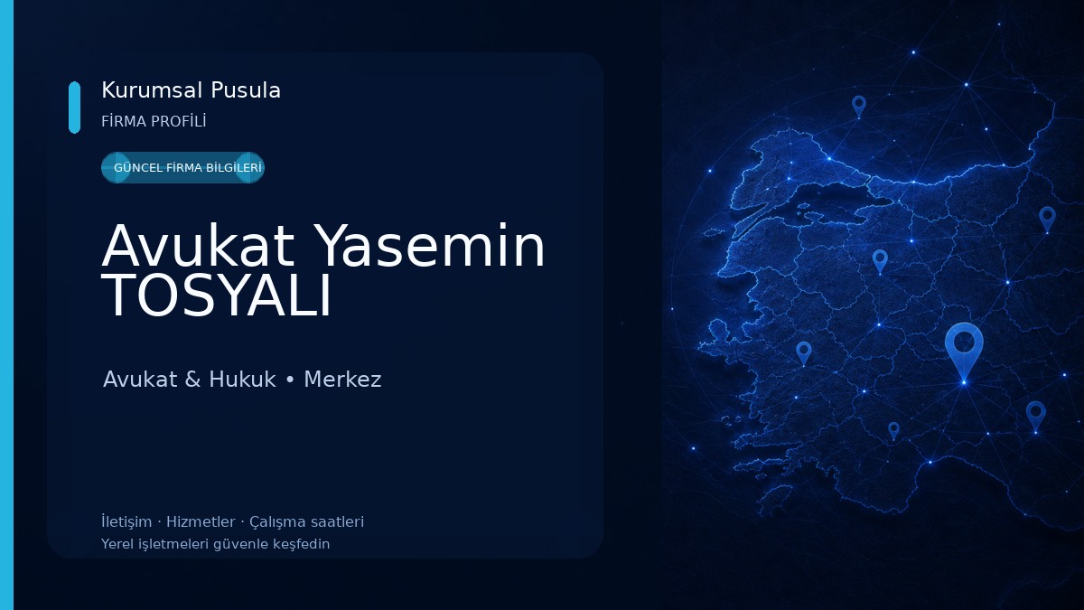 Avukat Yasemin TOSYALI Avukat & Hukuk